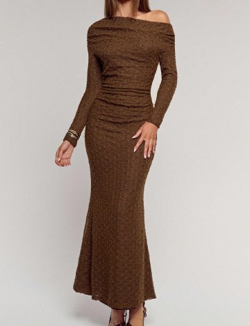 Rochie lunga SHEIN, maro