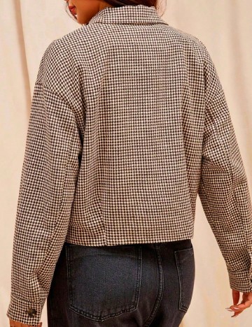 Jacheta SHEIN, crem/maro