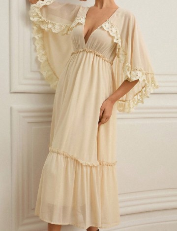 Rochie medie SHEIN, crem