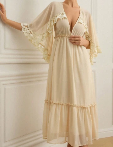 Rochie medie SHEIN, crem