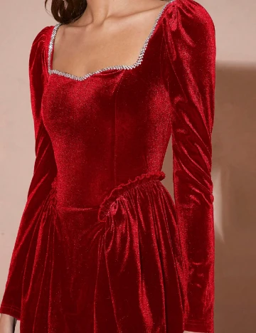 Rochie scurta SHEIN, rosu