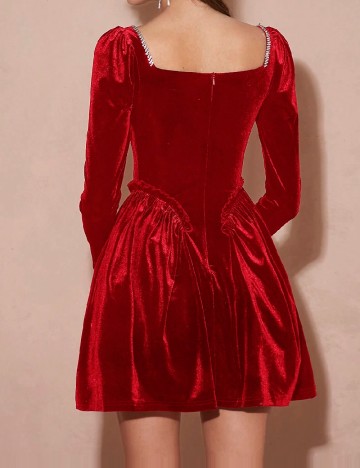 Rochie scurta SHEIN, rosu