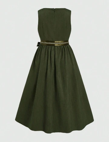 Rochie medie SHEIN CURVE, kaki