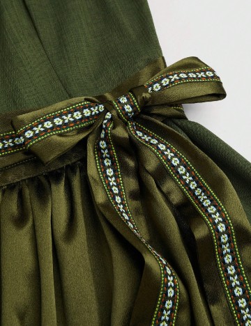 Rochie medie SHEIN CURVE, kaki