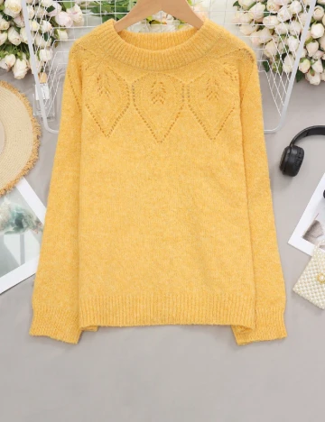 Pulover SHEIN, galben