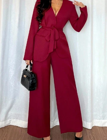 Compleu SHEIN, visiniu