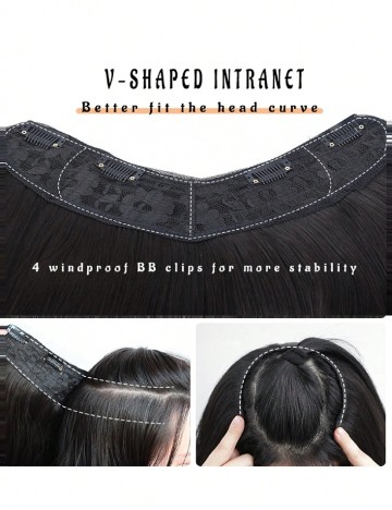 Extensie de par SHEIN, maro inchis