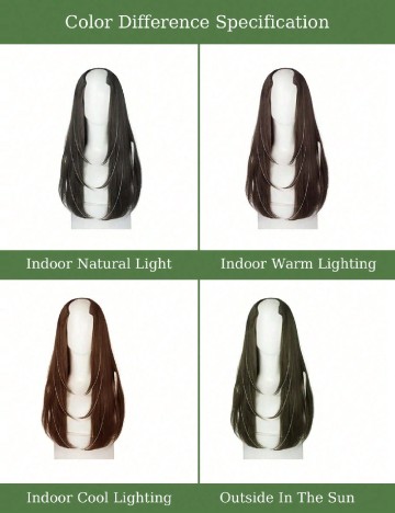 Extensie de par SHEIN, maro inchis