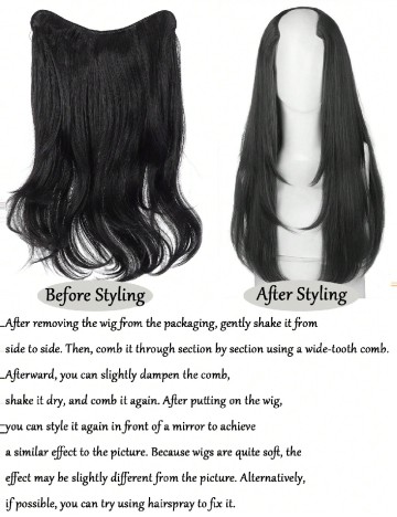 Extensie de par SHEIN, maro inchis