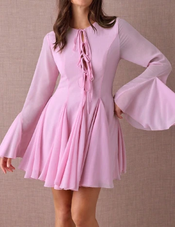 Rochie scurta SHEIN, roz