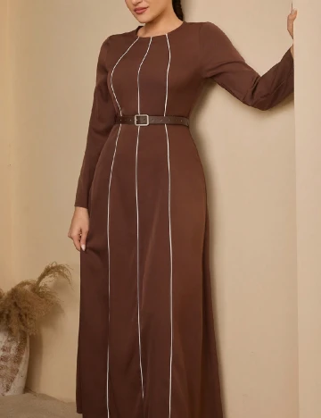 Rochie lunga SHEIN, maro