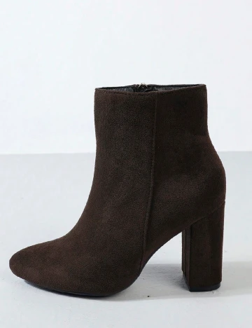 Botine SHEIN, maro