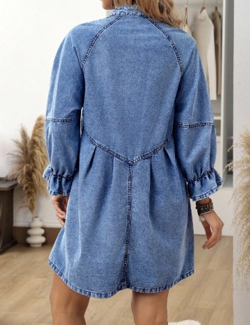 Rochie scurta SHEIN, albastru