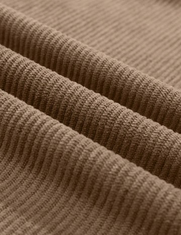 Pantaloni SHEIN Plus Size Men, maro deschis