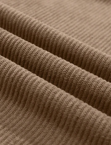 Pantaloni SHEIN Plus Size Men, maro deschis