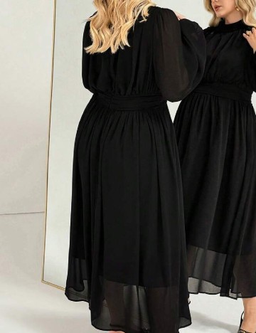 Rochie lunga SHEIN CURVE, negru