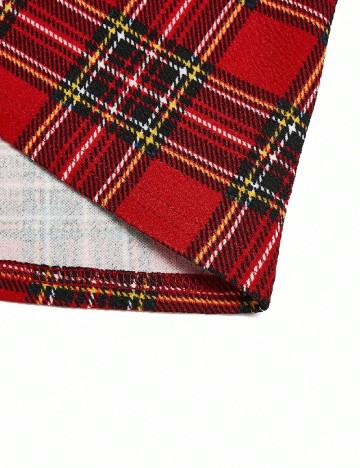 Rochie medie SHEIN CURVE, rosu