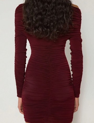 Rochie scurta SHEIN, grena