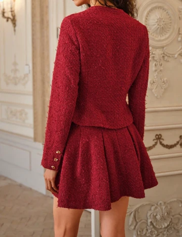 Compleu SHEIN, visiniu