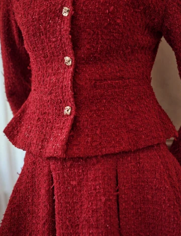 Compleu SHEIN, visiniu