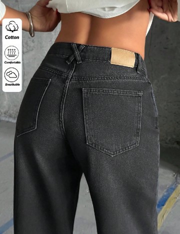 Blugi SHEIN, gri inchis