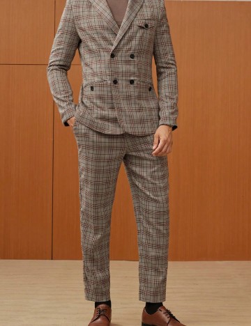 Pantaloni SHEIN, maro