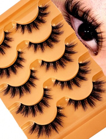 
						Gene false 5 perechi SHEIN, negru