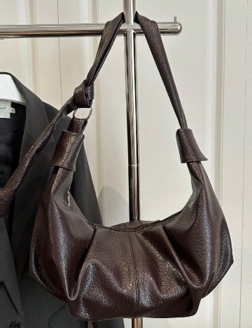 Geanta SHEIN, maro inchis