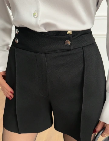 Pantaloni scurti SHEIN, negru