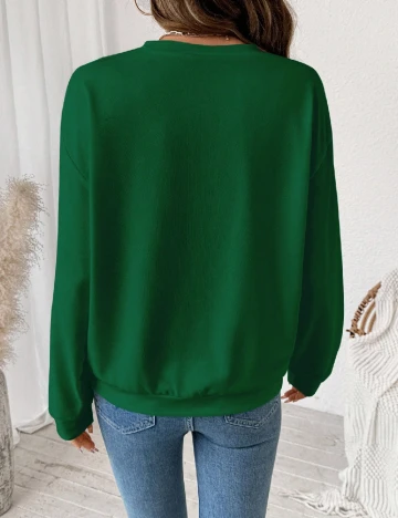 Bluza Oversize SHEIN, verde