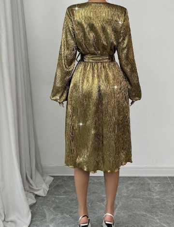 Rochie scurta SHEIN, auriu