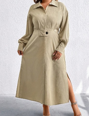 Rochie lunga SHEIN CURVE, crem