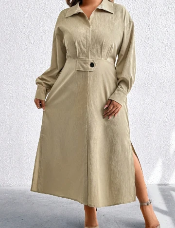 Rochie lunga SHEIN CURVE, crem