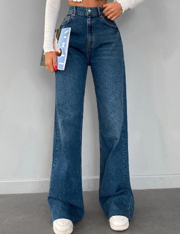 
						Blugi SHEIN, albastru