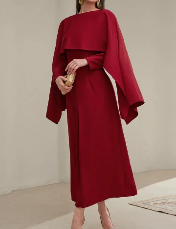 Rochie lunga SHEIN, rosu