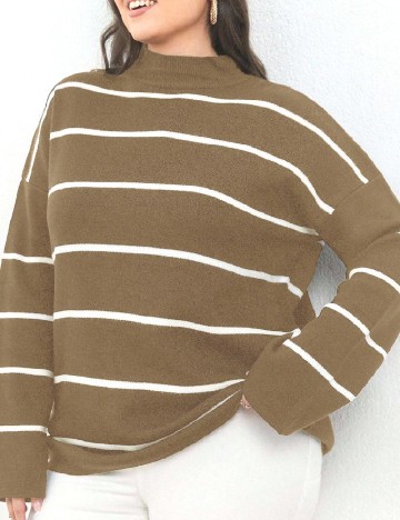 
						Bluza SHEIN CURVE, maro