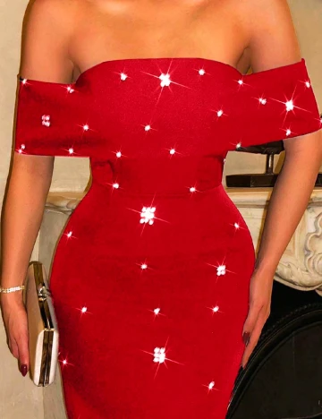 Rochie lunga SHEIN, rosu