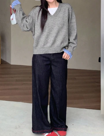 Bluza Dazy Plus Size, gri