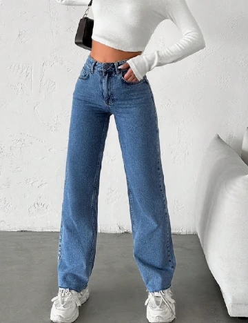 Blugi SHEIN, albastru