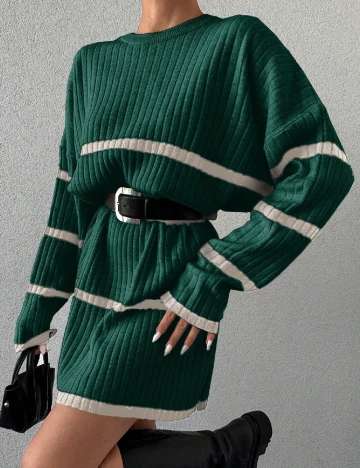 Rochie scurta SHEIN, verde