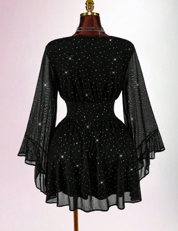 Rochie scurta SHEIN CURVE, negru