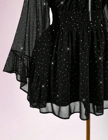 Rochie scurta SHEIN CURVE, negru