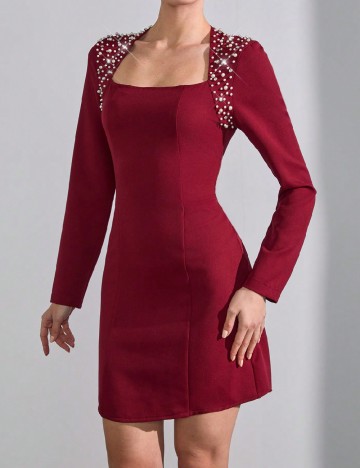 Rochie scurta SHEIN, visiniu