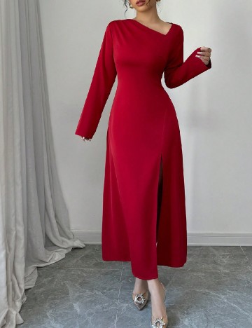 
						Rochie lunga SHEIN, rosu