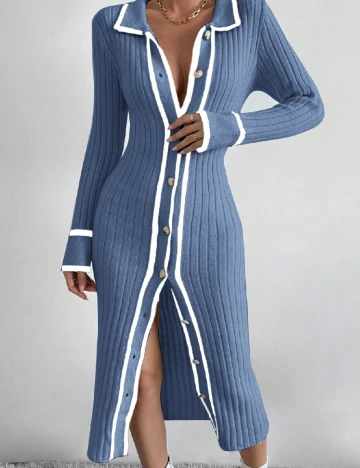 Rochie medie SHEIN, albastru