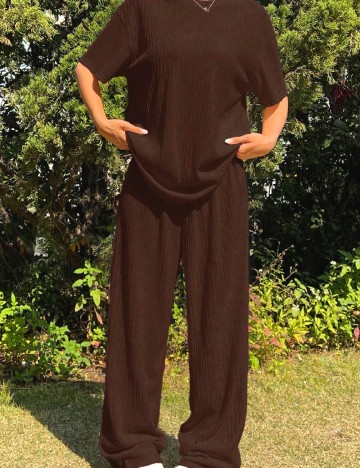 Compleu SHEIN CURVE, maro