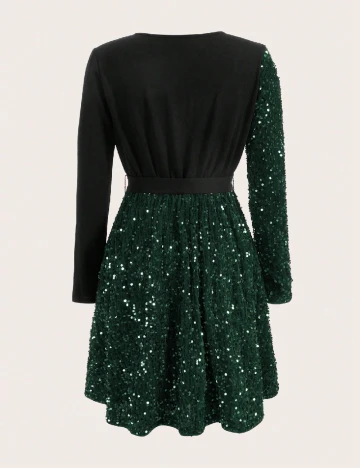 Rochie scurta SHEIN, verde