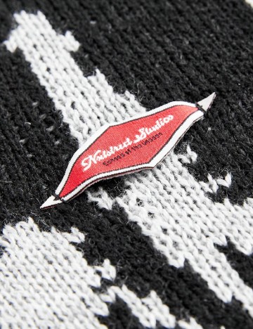 Pulover SHEIN Plus Size Men, negru/gri