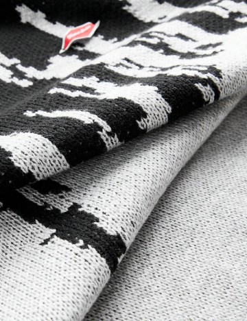 Pulover SHEIN Plus Size Men, negru/gri