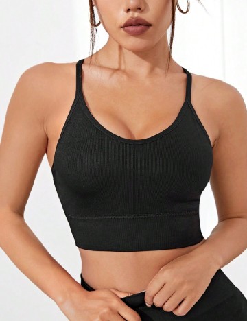 
						Bustiera SHEIN, negru